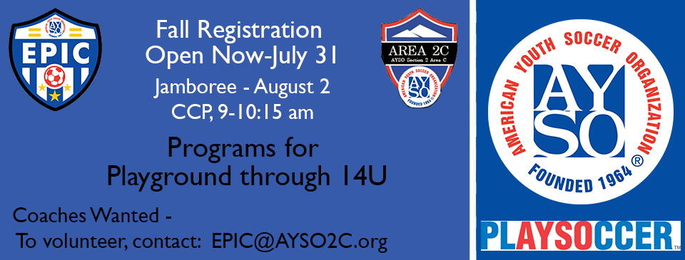 EPIC - Fall Registration Open